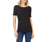 Marc OߴPolo Donna T-Shirt in Cotone bio con Scollo a Barca, Nero (Black), S
