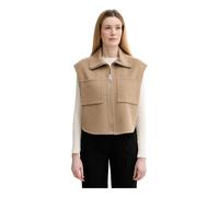 Marc O'Polo - Gilet con zip in misto lana - - Jackets - Donna - Beige - M