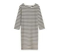 Marc O'Polo - Horizontal Stripe 3/4 Sleeve Cotton Dress - - Dresses - Donna - Multicolore - M