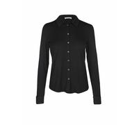 Marc OߴPolo Donna Camicia in Jersey parzialmente Elasticizzata Colletto a Punta, Nero (Black), S