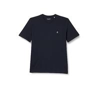 Marc O'Polo Maglietta da Uomo in Cotone Biologico Girocollo, Blu, L