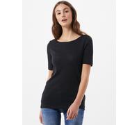Marc OߴPolo Donna T-Shirt in Cotone bio con Scollo a Barca, Nero (Black), XL