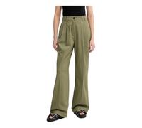 Marc O'Polo - Pantaloni larghi a pieghe - - Trousers - Donna - Verde - M