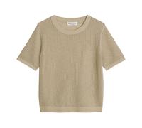Marc O'Polo - Pullover Girocollo Manica Corta Ajour - - Knitwear - Donna - Beige - XS
