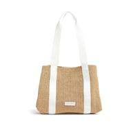 Marc O'Polo Runja Borsa shopper beige/bianco, plastica, donna