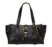 Marc O'Polo Cleo M Borsa shopper nero, pelle di vacchetta finemente grana, donna