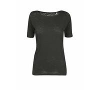 Marc OߴPolo Donna T-Shirt in Cotone bio con Scollo a Barca, Nero (Black), XL