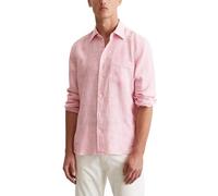 Marc OߴPolo Uomo Camicia in Lino a Maniche Lunghe a Righe, Rosa (Multi/Raspberry Pink), M