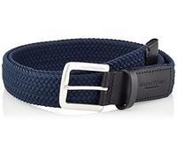 Marc OߴPolo Uomo Cintura intrecciata in tessuto, Blu (Total Eclipse), 100 cm