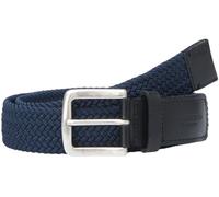 Marc OߴPolo Uomo Cintura intrecciata in tessuto, Blu (Total Eclipse), 90 cm
