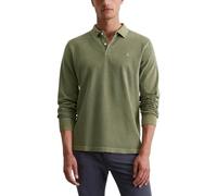 Marc OߴPolo Uomo Maglietta polo a maniche lunghe in cotone bio regular fit, Verde (Olive), S