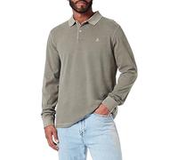 Marc OߴPolo Uomo Maglietta Polo a Maniche Lunghe in Cotone bio Regular Fit, Verde (Olive), XXL