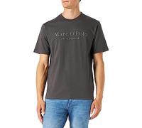 Marc OߴPolo Uomo T-shirt in cotone bio con scollo rotondo, Grigio (Grau), XL