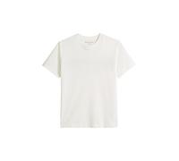 Marc OߴPolo Uomo T-shirt in cotone bio regular fit, Bianco (Egg White), S