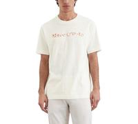 Marc OߴPolo Uomo T-shirt in cotone bio relaxed fit, Bianco (Egg White), S