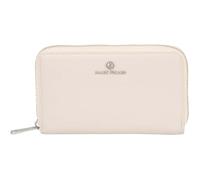 Marc Picard Pelle portafoglio Maremma Zip Wallet Cream White avorio