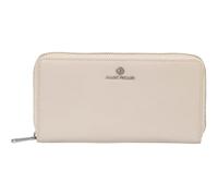 Marc Picard Pelle portafoglio Maremma Zip Wallet Cream White avorio