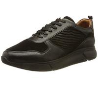 Marc Shoes Lucas, Scarpe da Ginnastica Uomo, Leather-Cow Suede Black, 44 EU