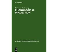 Marc van Oostendorp Phonological Projection (Copertina rigida)