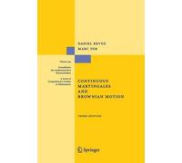 Marc Yor Daniel Revuz Continuous Martingales and Brownian Motion (Tascabile)