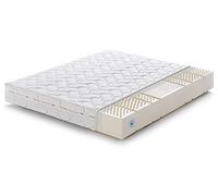 Marcapiuma Materasso Francese 100% Lattice 140x190 alto 20 cm SEVENLIFE 20 Rigidità H2 Medio Ergonomico Naturale 7 zone con Rivestimento SILVER sfoderabile Antiacaro Traspirante 100% Made in Italy
