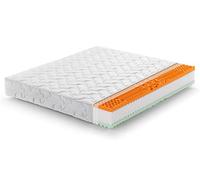 Marcapiuma Materasso Francese BIO Memory SOIA 140x200 alto 21 cm RAINBOW PLUS H3 Rigido Dispositivo Medico Ortopedico Relax Rivestimento SILVER Sfoderabile Antiacaro Traspirante 100% Made in Italy