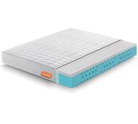 Marcapiuma Materasso Francese Lattice GEL 140x190 Alto 21 cm ESSENTIAL H3 Medio/Rigido Ortopedico Naturale 9 zone con Rivestimento trapuntato Sfoderabile Antiacaro Traspirante 100% Made in Italy