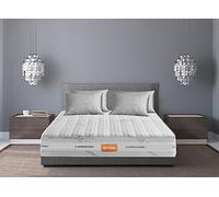 Marcapiuma Materasso Francese Memory 140x190 Alto 25 cm SUNSHINE H2 Medio Dispositivo Medico Ortopedico Ergonomico 11 zone con Rivestimento SILVER Sfoderabile Antiacaro Traspirante 100% Made in Italy