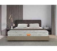 Marcapiuma Materasso Matrimoniale Memory 160x220 alto 21 cm RAINBOW H2 Medio Dispositivo Medico Ortopedico Massaggio Relax Rivestimento ALOE VERA Sfoderabile Antiacaro Traspirante 100% Made in Italy