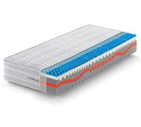 Marcapiuma Materasso Piazza e Mezza Memory 120x195 h 25 cm SUNSHINE H2 Medio Dispositivo Medico Ortopedico Ergonomico 11 zone Rivestimento SILVER Sfoderabile Antiacaro Traspirante 100% Made in Italy