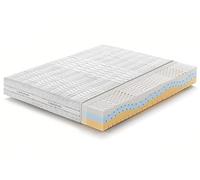 Marcapiuma - Materasso Piazza e mezza Memory 140x190 alto 23 cm BIO PARADISE Rigidità H2 Medio 9 zone Dispositivo Medico Rivestimento Sfoderabile Silver Antiacaro 100% Made in Italy
