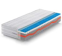 Marcapiuma Materasso Singolo Memory 100x205 Alto 25 cm SUNSHINE H2 Medio Dispositivo Medico Ortopedico Ergonomico 11 zone con Rivestimento SILVER Sfoderabile Antiacaro Traspirante 100% Made in Italy