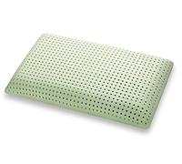 Marcapiuma Oreiller à mémoire de forme Bio Green avec aloe vera housse déhoussable 100% coton Oeko-Tex Standard 100 Hauteur 12 cm Orthopédique Respirant Bio Memoryfoam Coussin cervical Made in Italy