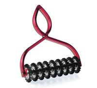 Marcato Tagliapasta, Rotella Tagliapasta, 9 Rotelline, Taglio a Zig Zag Stretto, anche per Biscotti, Chiacchiere e Creckers, Accessorio da Cucina, Made in Italy. Modello: Pastabike, Rosso