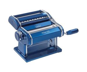 Marcato AT-150-BLU, Atlas 150 design, Macchina per pasta, Alluminio, Blu, Linea Premium.