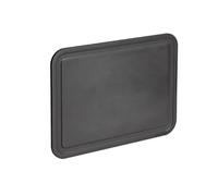 Marcato Clever Board M, Tagliere Nero, Materiale Resistente, 30x20x1.5 cm, Facile da Pulire, Design Elegante