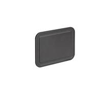 Marcato Clever Board S, Tagliere Nero, Materiale Resistente, 25x15x1.5 cm, Facile da Pulire, Design Elegante, Linea Premium.