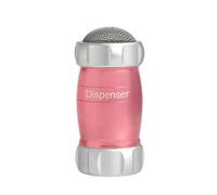 Marcato DI-RSA Dispenser, per Zucchero a Velo, Metallo, Rosa, Linea Premium.