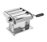 Marcato Macchina per la Pasta, Pasta Maker, Sfogliatrice per Pasta Fresca, in Acciaio Cromato, per Lasagne, Fettuccine, Tagliolini. Modello: Ampia 150