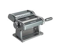 Marcato Macchina per Pasta Atlas Ice, Sfogliatrice Manuale, Acciaio Cromato e Alluminio Anodizzato, 20x20x15 cm, Facile da Usare