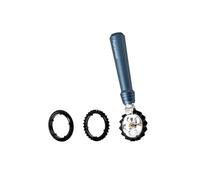 Marcato Pastawheel, Rotella Tagliapasta Powder Blu, Alluminio Anodizzato, 15x3x3 cm, Taglio Preciso, Design Elegante