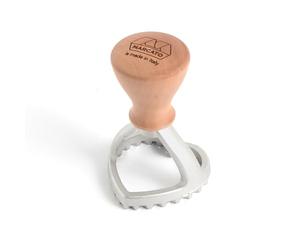 Marcato SC-C50-CLS stampino, Forma Cuore, Alluminio e Legno, Opaco, Linea Premium.