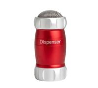 Marcato Spargi Zucchero a Velo, Settaccio da Cucina, Spargicacao in Polvere, anche per Farina e Spezie, in Alluminio, Made in Italy. Modello: Dispenser, Rosso