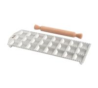 Marcato Stampo per Ravioli Forme per Ravioli Alluminio Mattarello in Legno