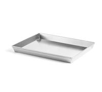 Marcato Teglia Rettangolare, Stampo per Dolci, Alluminio, 30x23 cm, Cottura Uniforme, Leggera e Resistente, Linea Premium.