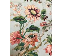 MARCATO TELO CLASSICO tessuto stoffa scampolo FIORI stile inglese 130x350 lusso