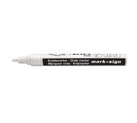 Marcatore a gesso liquido Lyra bianco p. tonda 2-4 mm L4410001