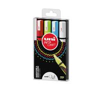 Marcatore a Gesso Liquido Uni Chalk PWE5M Uni-Ball - Punta Tonda - 1,8-2,5 mm -