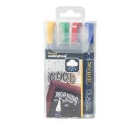 Marcatore a Gesso Liquido Waterproof Securit - Punta Tonda - 2-6 mm - SMA610-V4