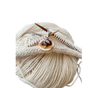 Marcatore a nido d'ape in miniatura, fatto a mano, per lavori a maglia, con ciondolo a forma di gelato e dessert, per maglieria e uncinetto